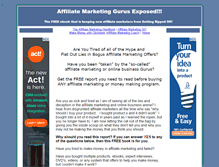 Tablet Screenshot of affiliategurusexposed.com